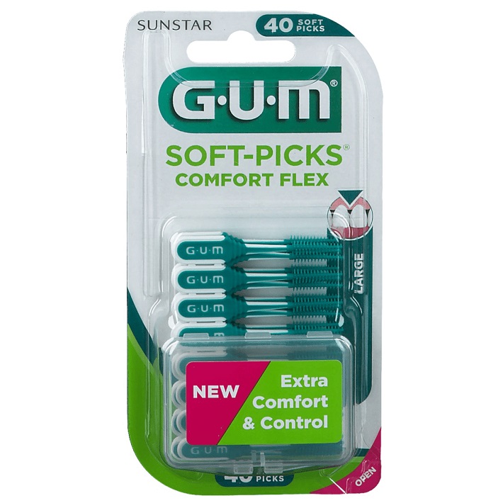 GUM SOFT-PICKS COMFORT FLEX SCOVOLINI LARGE 40PZ