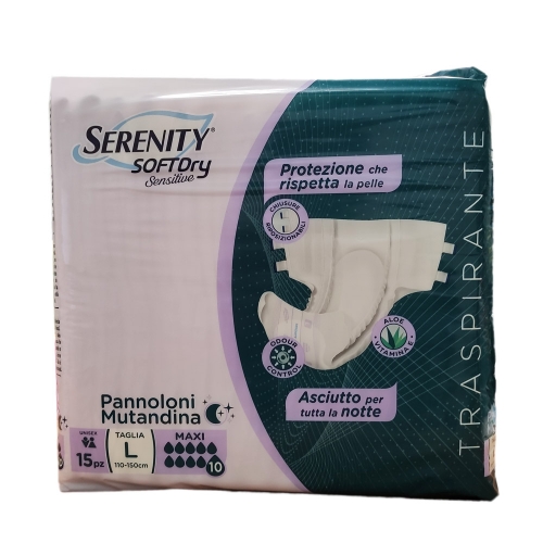 Serenity SoftDry Sensitive Be Free XL Maxi Pants Pannoloni Mutandina