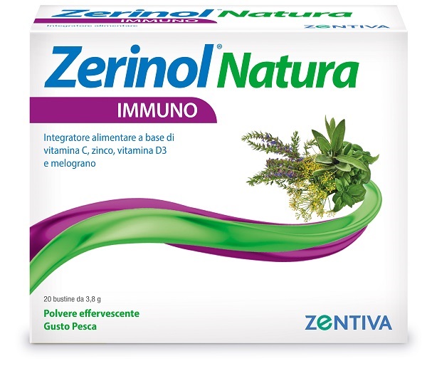 Zerinol Natura Immuno integratore per le difese immunitarie 20 bustine