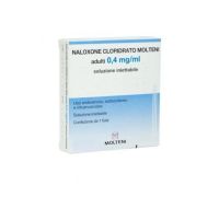 Naloxone Cloridrato Molteni 0,4mg soluzione iniettabile 1 fiala 1ml