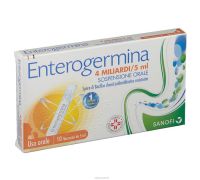 Enterogermina 4mld/5ml fermenti lattici 10 flaconcini 5ml