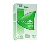 Nicorette nicotina 4mg gusto menta 105 gomme da masticare