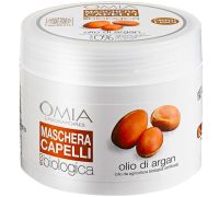 Omia Maschera Capelli Eco Biologica Capelli Lisci all'Olio di Argan 250ml