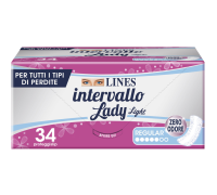 Lines Intervallo Lady Light Proteggi Slip Regular 34 pezzi