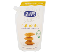 Neutro Roberts Sapone Liquido Nutriente con olio di mandorla Ricarica 400ml