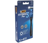 Bic Hybrid 3 Flex 1 manico + 4 Testine di ricambio