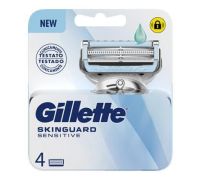 Gillette Skinguard Sensitive 4 testine di ricambio con Aloe