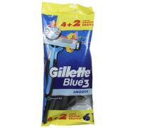 Gillette Blue 3 Smooth 4 Rasoi + 2 Omaggio