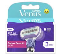 Gillette Venus Deluxe Smooth Swirl 3 Testine di ricambio per rasoio