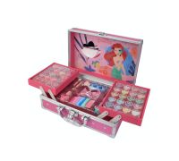 Lip Smacker Disney Princess Ariel Valigia Make-Up 20 lucidalabbra + 20 ombretti in crema + 2 smalti + 2 balsami labbra + accessori e applicatori