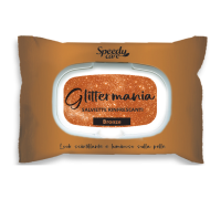 Salviette Glitter Mania Bronze Rinfrescanti 15pz