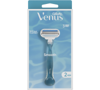 Gillette Venus Rasoio Smooth a 3 Lame + 2 Testine di ricambio