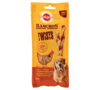 Pedigree Ranchos Twists snack 100% petto di pollo per cane 40 grammi