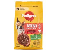 Pedigree Mini Adult <10kg croccantini con manzo e verdure per cane 1.4kg