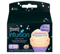 Wilkinson Intuition Dry Skin 3 Ricariche con Sapone