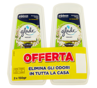 Glade profumatore elimina odori al mughetto 2 x 150 grammi