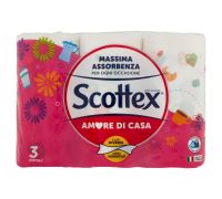 Scottex Amore di Casa rotolo di carta da cucina 3 pezzi