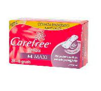 Carefree Proteggi Slip Plus Maxi Controlla Odore 28+8 pezzi