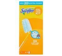 Swiffer Duster XXL Starter Kit Catturapolvere (1 Manico + 2 Piumini per spolverare)