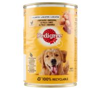 Pedigree bocconcini con pollo e carote in gelatina per cane 400 grammi