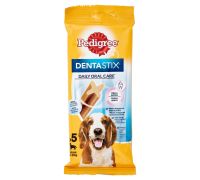 Pedigree Dentastix Daily Oral Care snack igiene orale per cane medio 5 pezzi 128 grammi