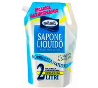 Mil Mil Sapone Liquido per Mani Viso e Corpo Nutriente E Delicato Ricarica 2 litri