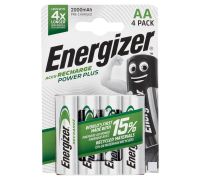 Energizer Accu Recharge Power Plus AA 2000mah batteria 4 pezzi