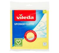 Vileda Sponge Cloth panno spugna 100% naturale biodegradabile 3 pezzi