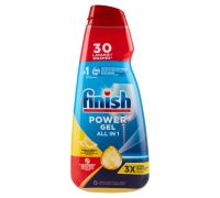 Finish Power Gel lavastoviglie detersivo liuido per i piatti limone 30 lavaggi 600ml