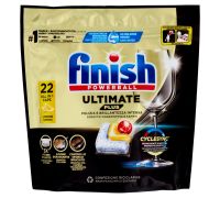 Finish Ultimate Plus lavastoviglie detersivo per i piatti limone 22 lavaggi 268,4 grammi