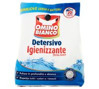 Omino Bianco detersivo lavatrice in polvere ad azione igienizzante 20 lavaggi 1,100kg