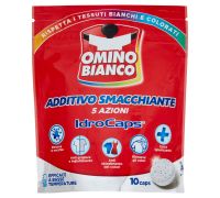 Omino Bianco IdroCaps additivo smacchiante 5 azioni 10 caps 200 grammi