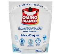 Omino Bianco Bianco Vivo IdroCaps detersivo lavatrice extra sbiancante 10 caps 200 grammi