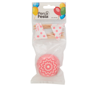 PerLa Festa set cupcake rosa