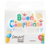 Smart PerLa Festa candeline buon compleanno 1 pezzo