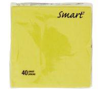 Smart tovaglioli giallo 25 x 25cm 40 pezzi