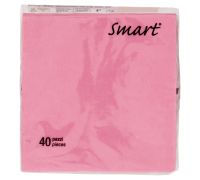 Smart tovaglioli rosa 25 x 25cm 40 pezzi