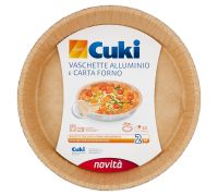 Cuki Cuoce vaschette alluminio e carta forno 28cm 8 porzioni 2 pezzi