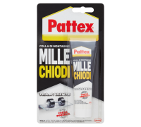 Pattex millechiodi colla di montaggio trasparente 40 grammi