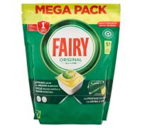 Fairy Original lavastoviglie detersivo per piatti limone 57 capsule 770 grammi