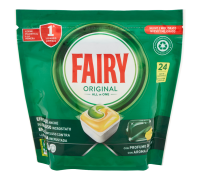 Fairy Original lavastoviglie detersivo per piatti limone 24 capsule 324 grammi