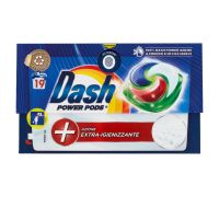 Dash Power Pods lavatrice azione extra-igienizzante 19 capsule 488,3 grammi