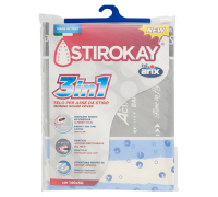 Stirokay 3 in 1 telo per asse da stiro 140 x 50cm