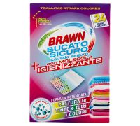 Brawn Bucato Sicuro con Molecola Igienizzante panni lavatrice cattura tinte e colori 24 pezzi