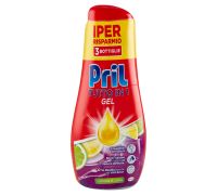 Pril tutto in 1 gel lavastoviglie detersivo liquido per i piatti limone 3 x 630ml