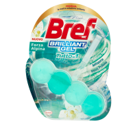 Bref wc Brilliant Gel Tutto in 1 forza alpina tavoletta detergente 42 grammi