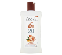 Omia latte solare spf 20 media con olio vergine argan del marocco nutriente protettivo 200ml