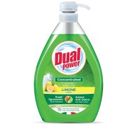 Dual Power detersivo concentrato per i piatti limone super sgrassante anti odore1 litro