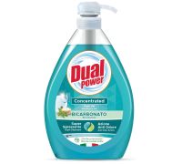 Dual Power detersivo concentrato per i piatti bicarbonato e salvia super sgrassante anti odore1 litro