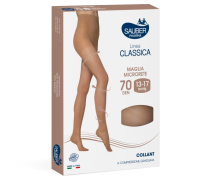 Sauber linea classica 13-17 mmhg collant microrete 70 denari colore antracite taglia 2